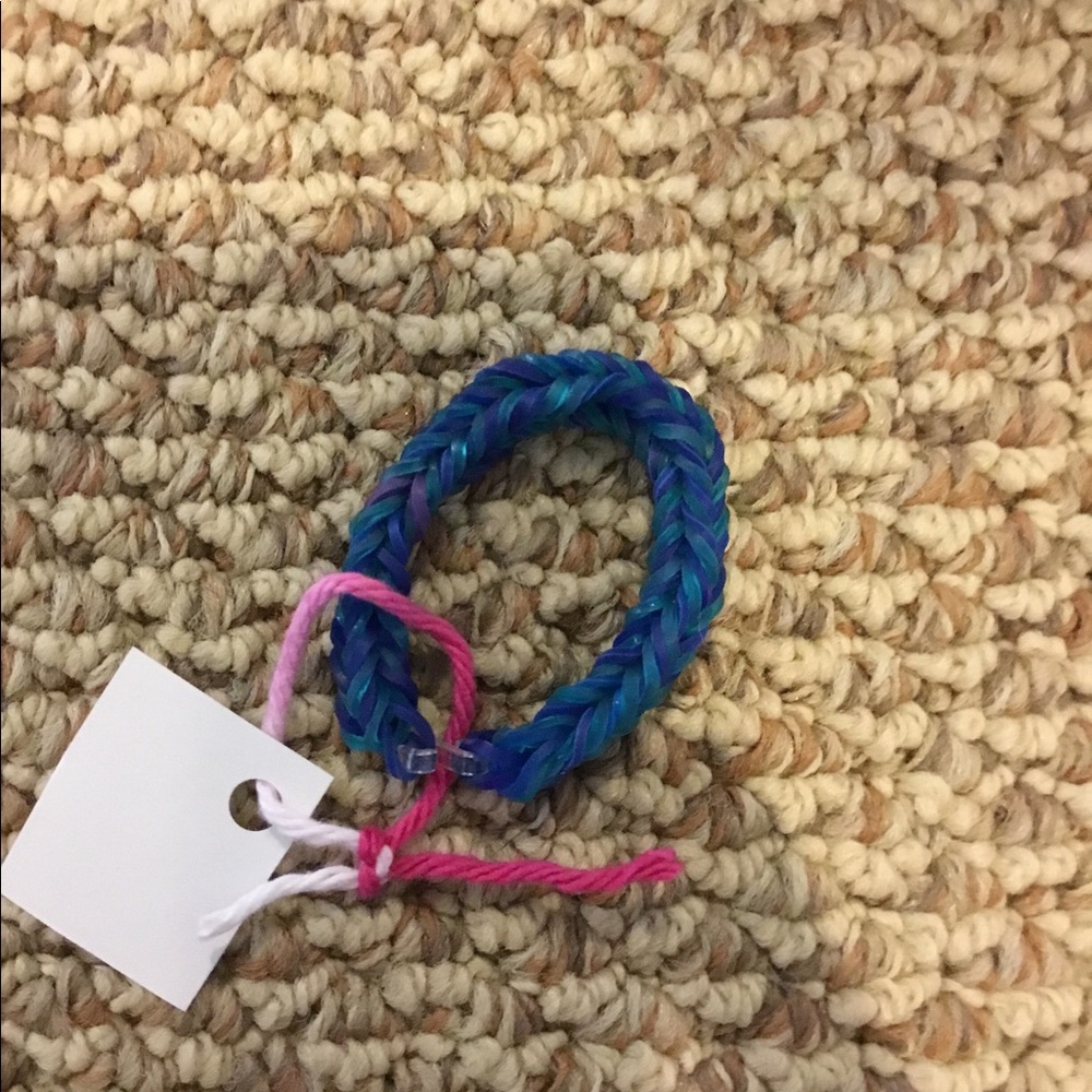 Blue and teal bracelet